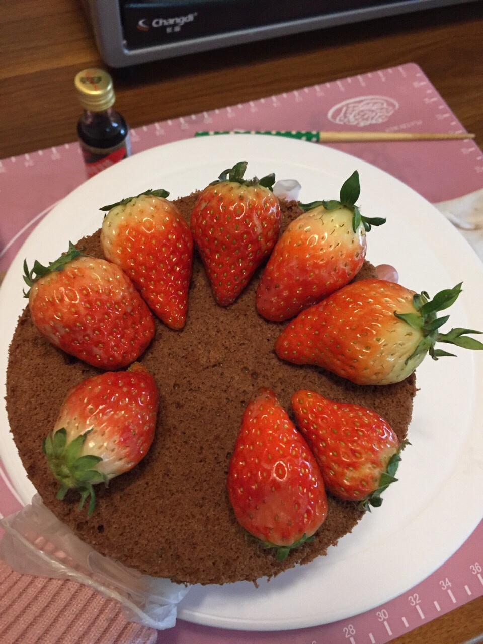 濃郁巧克力戚風蛋糕【新手也能成功】的做法 步骤11