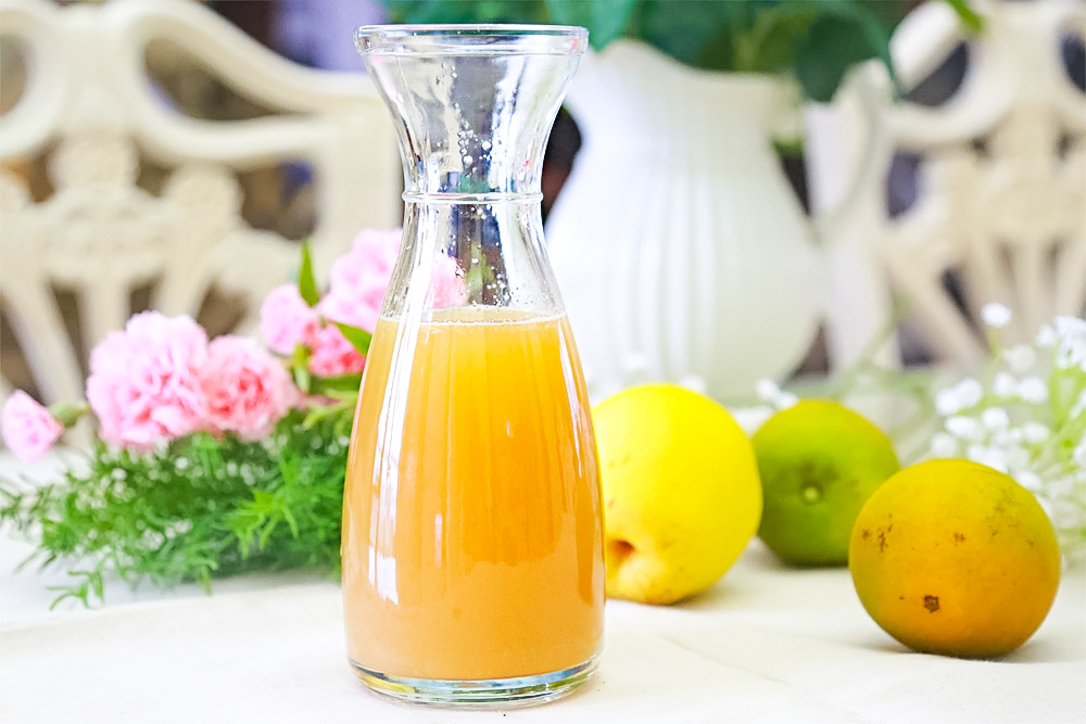 夏日潤“秋”燥︰夏橙雪梨汁的做法 步骤5