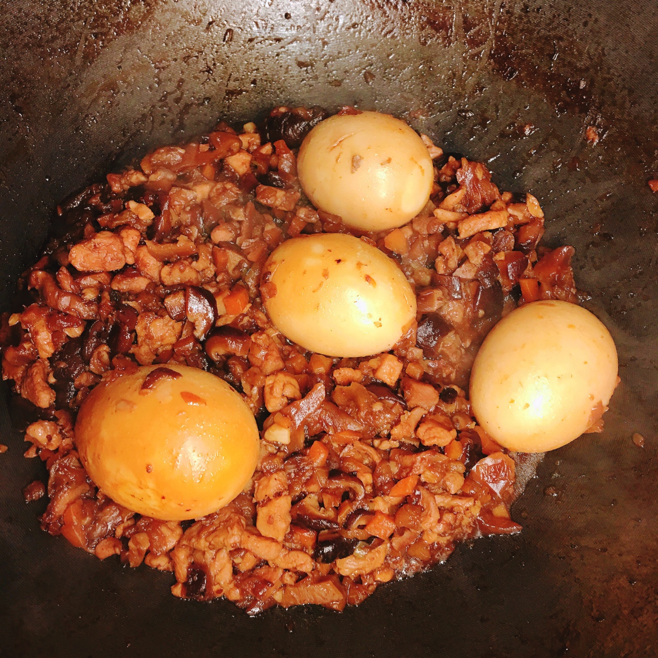 香菇肉燥飯四人份（低脂版）的做法 步骤6