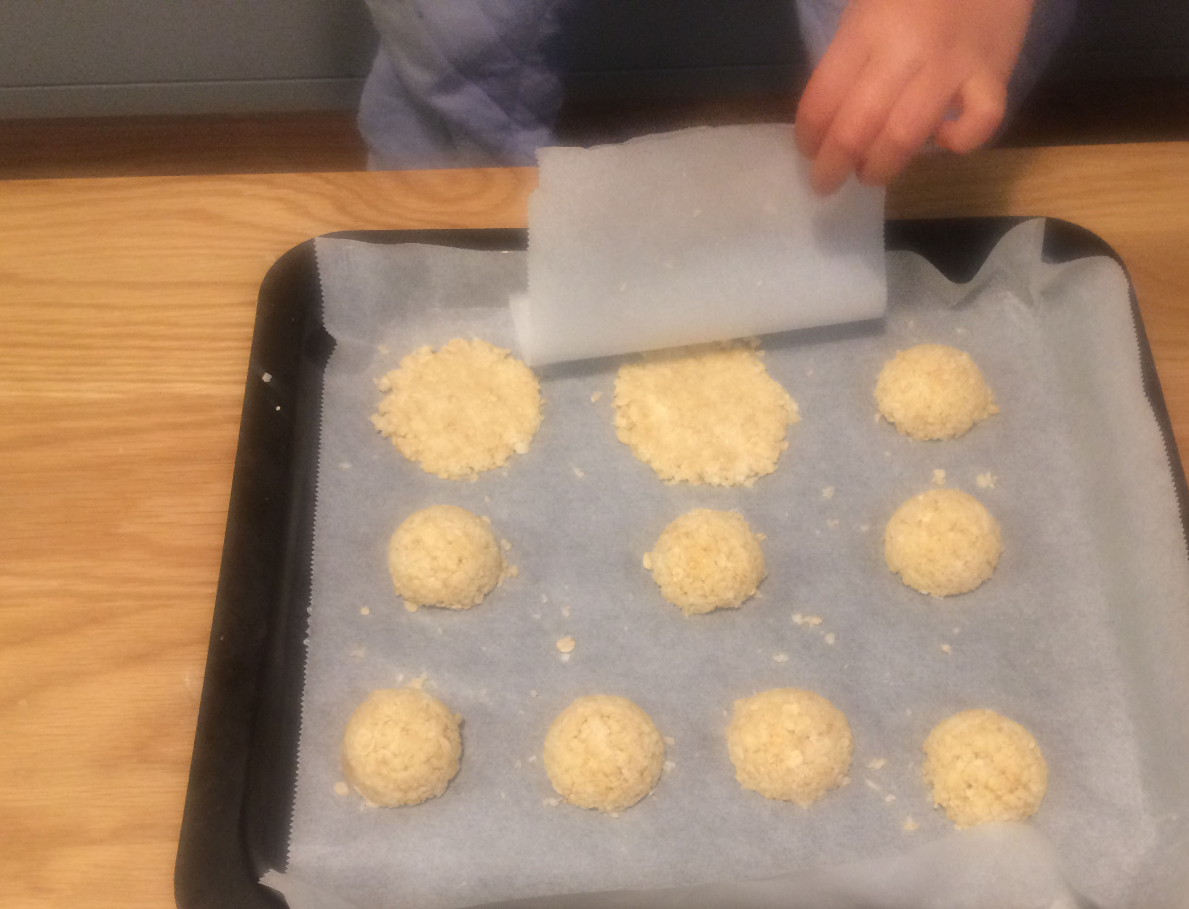4歲娃神制作--零熱量燕麥餅的做法 步骤9