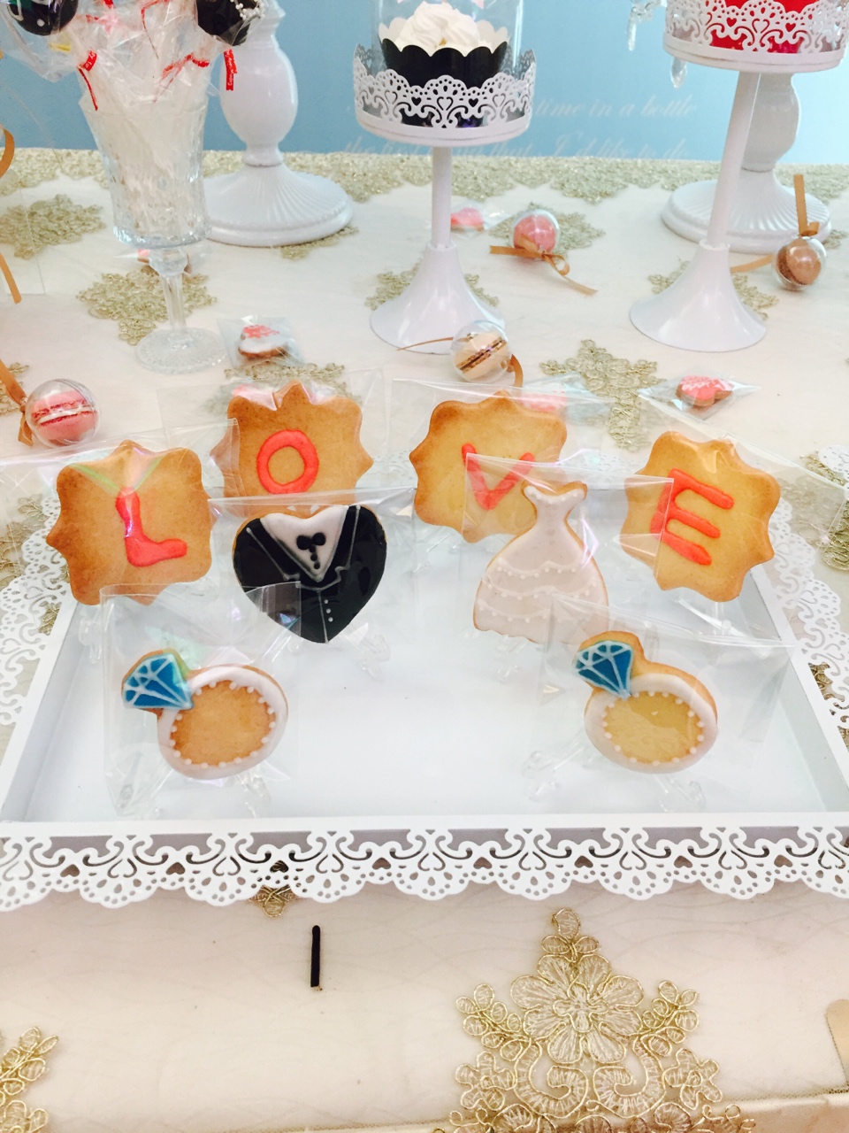 婚禮甜品台（暖色的做法 步骤1