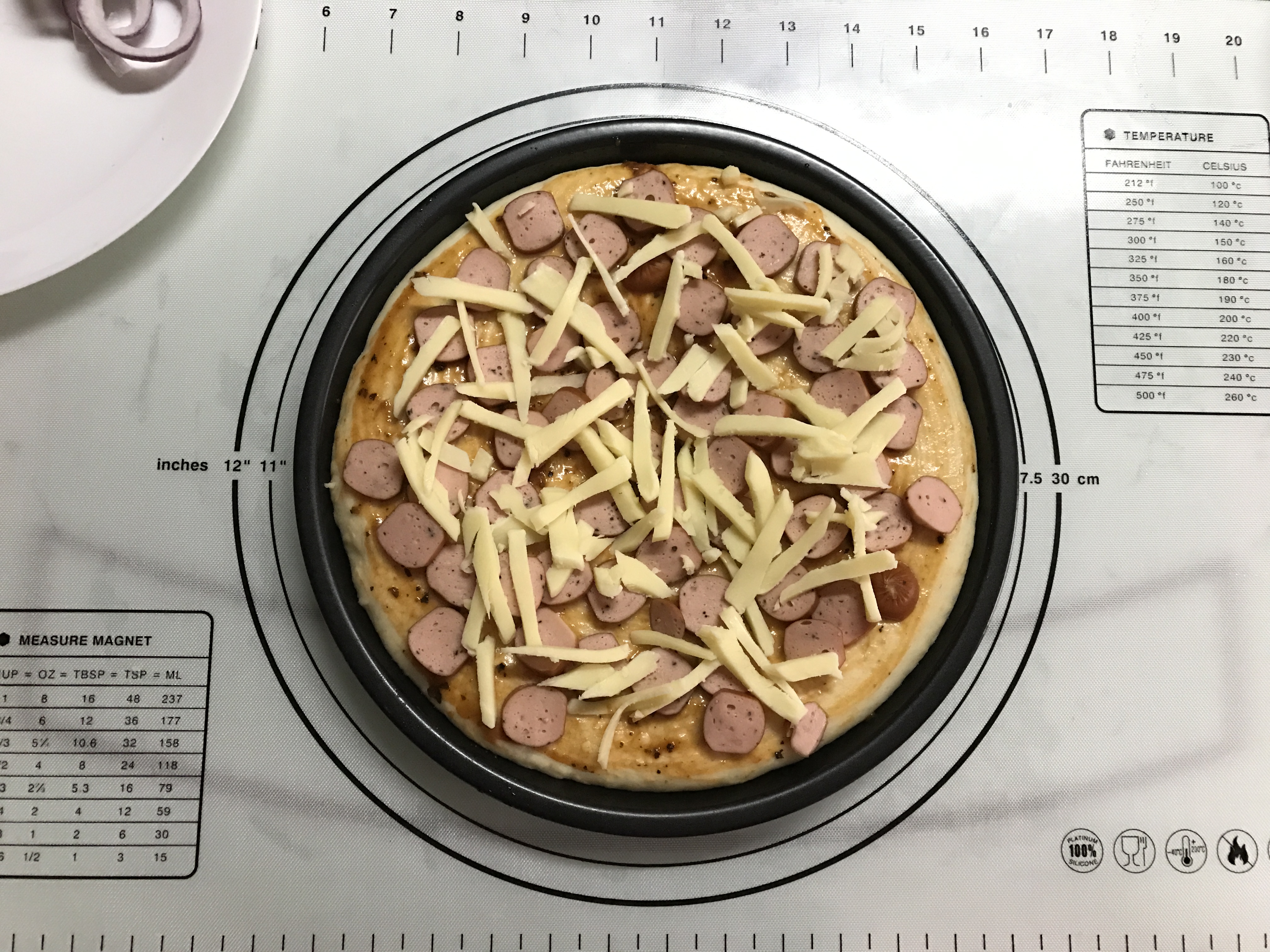 松軟蘑菇披薩（二發版）的做法 步骤11