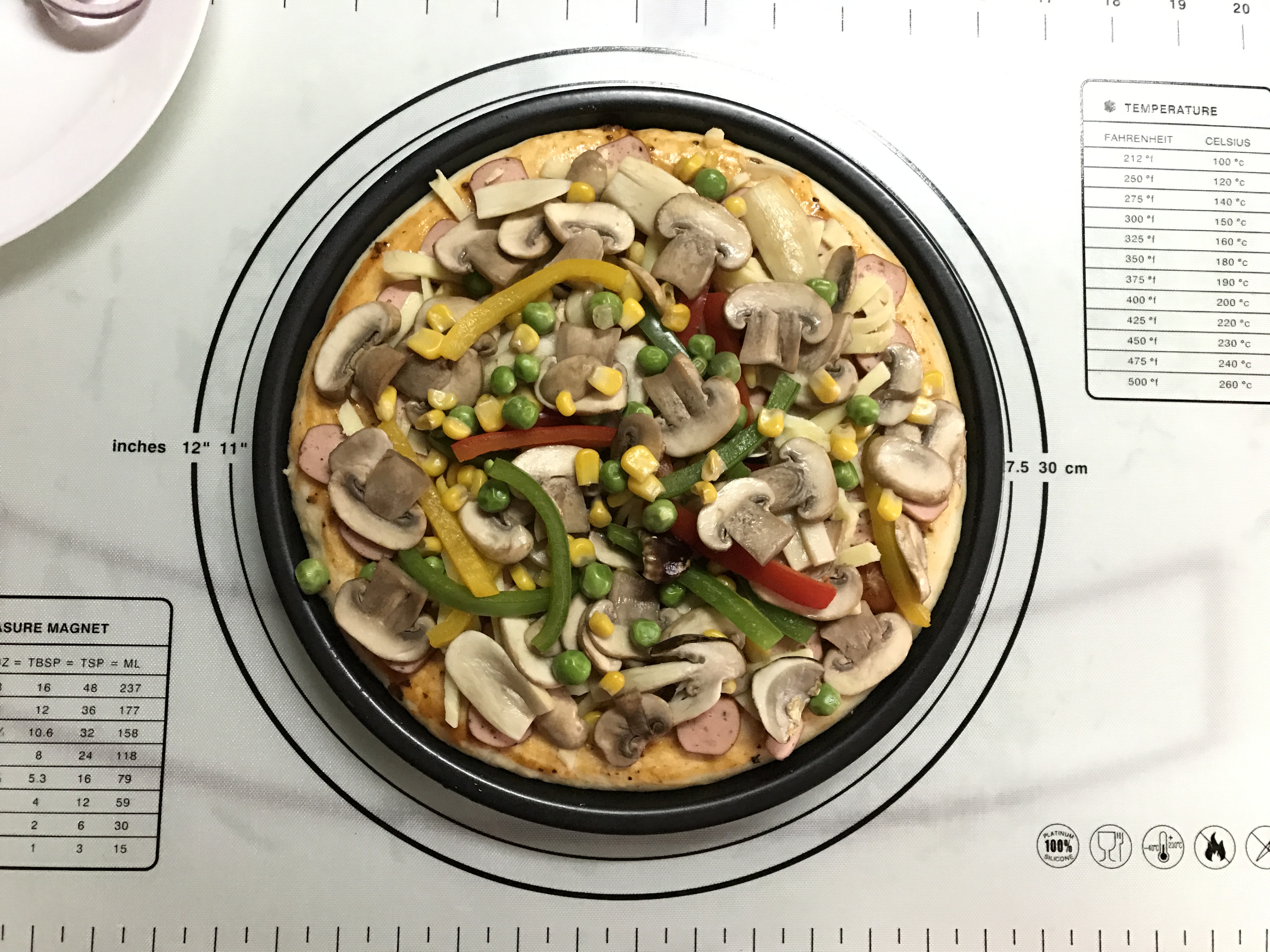 松軟蘑菇披薩（二發版）的做法 步骤12