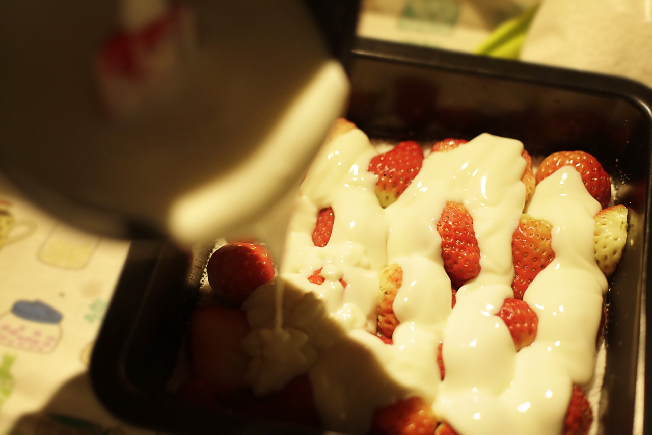 草莓鮮奶凍的做法 步骤7
