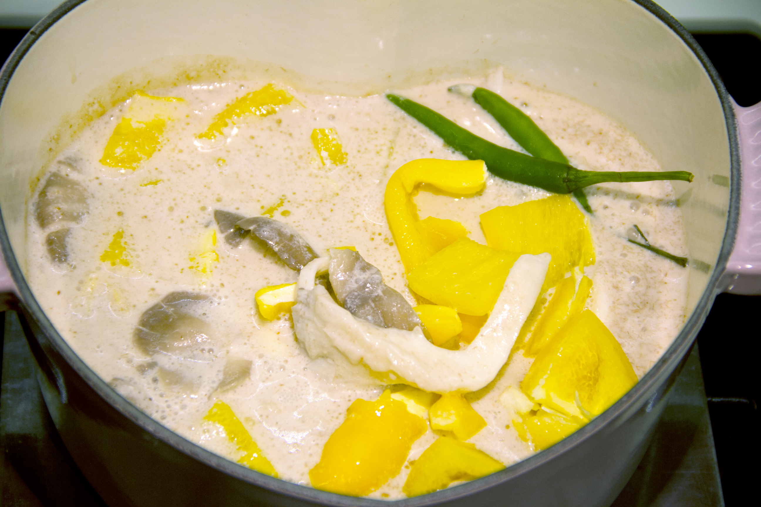 Tom Kha Gai 泰式椰汁雞湯的做法 步骤3