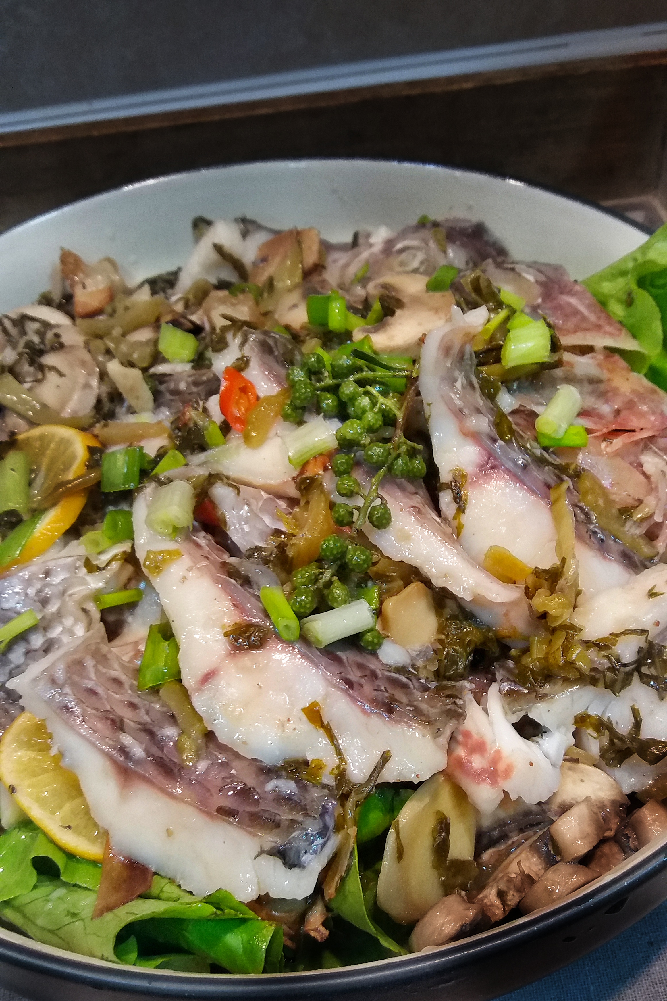 鮮花椒酸菜魚的做法 步骤9