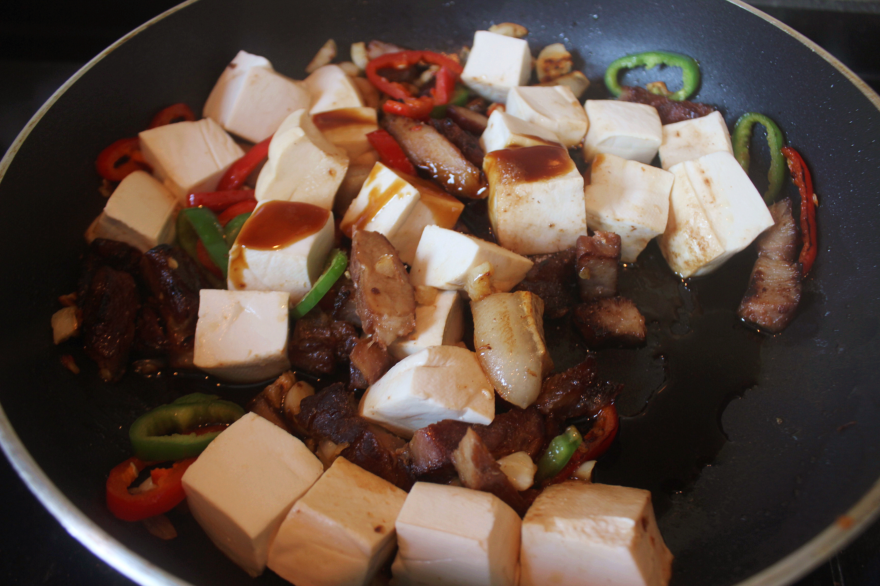 超級下飯的蜜汁叉燒豆腐煲的做法 步骤9