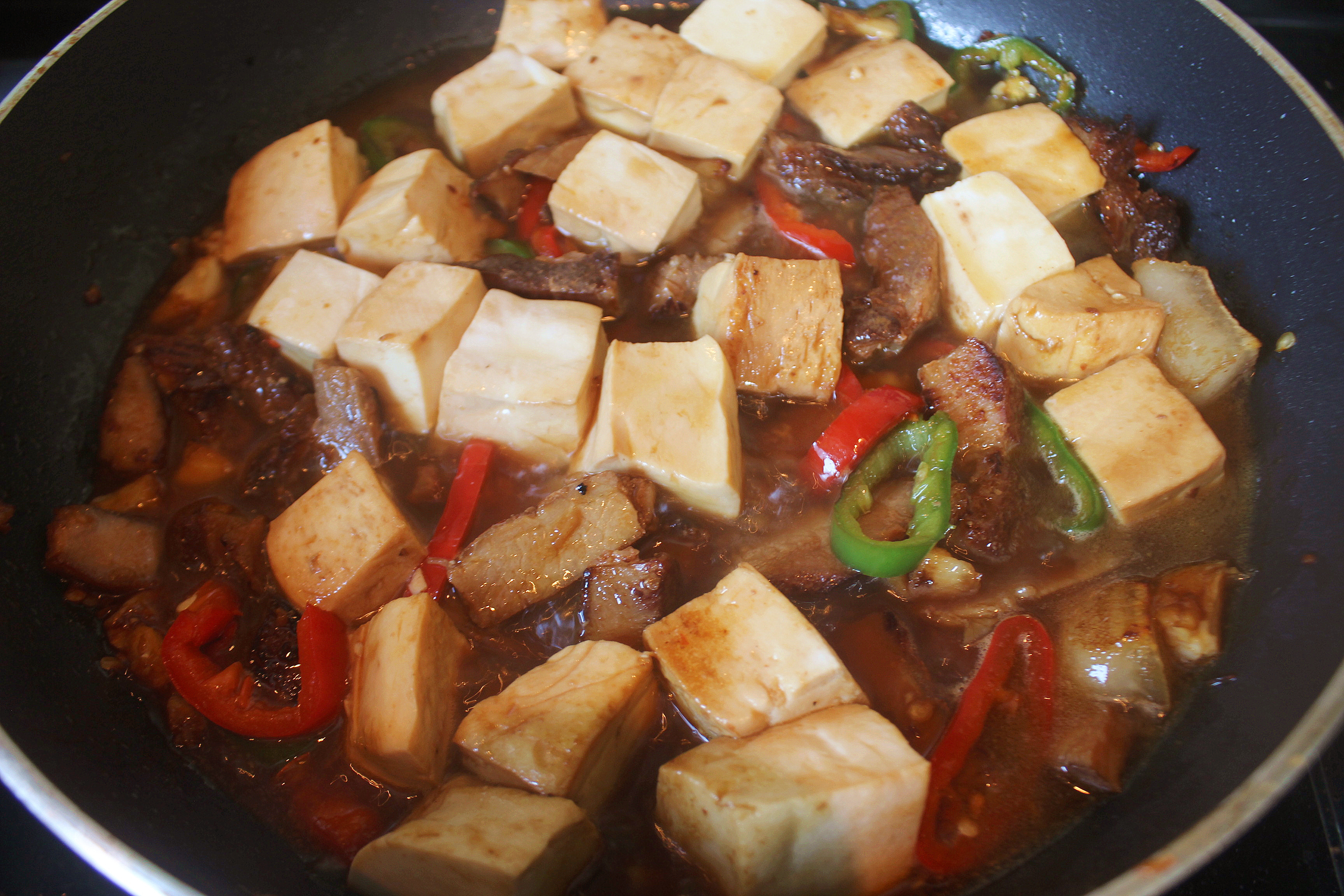 超級下飯的蜜汁叉燒豆腐煲的做法 步骤10