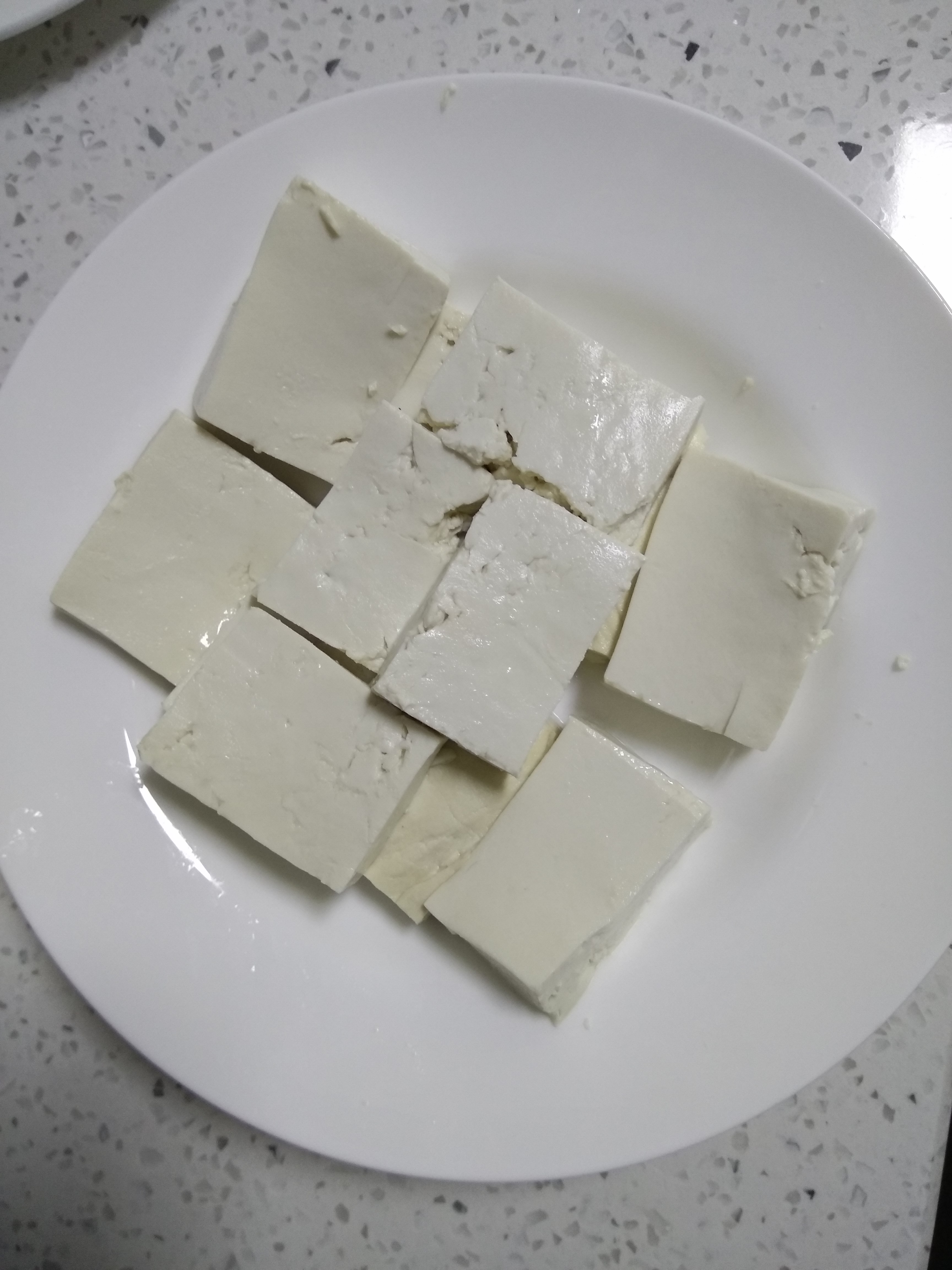 耗油煎豆腐的做法 步骤2