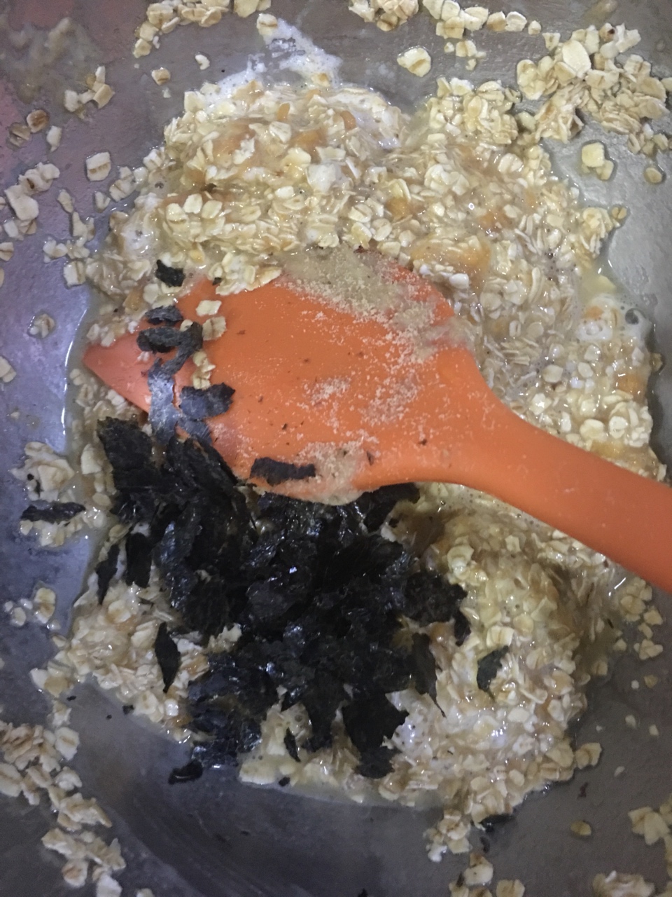 低脂燕麥海苔肉松馬芬的做法 步骤4