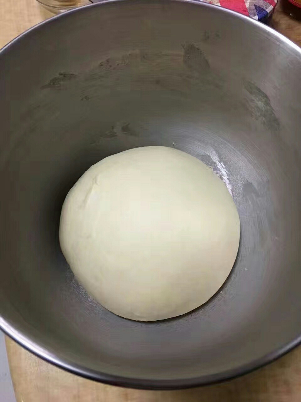 繡球酸奶面包的做法 步骤2