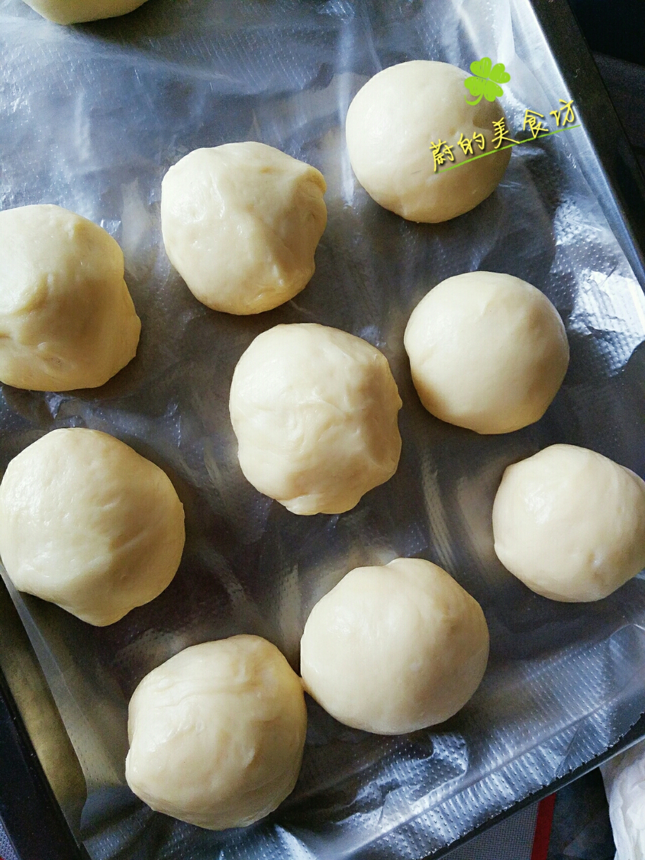 繡球酸奶面包的做法 步骤5