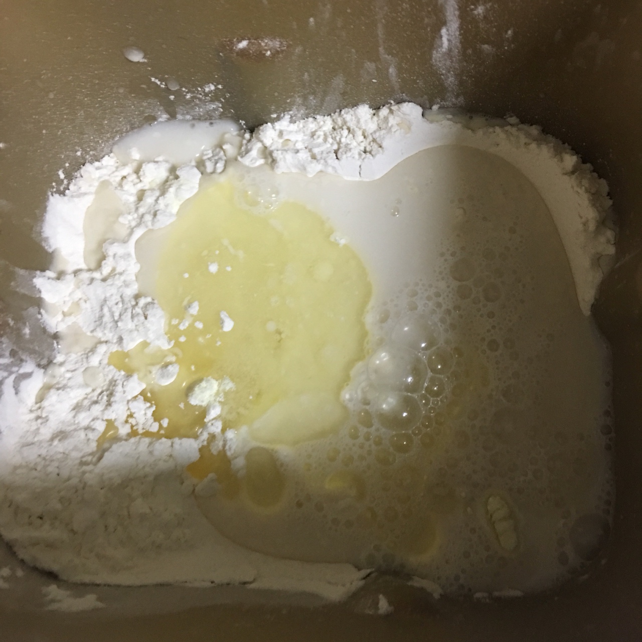 圓形豆沙包（面包機揉面版）的做法 步骤3