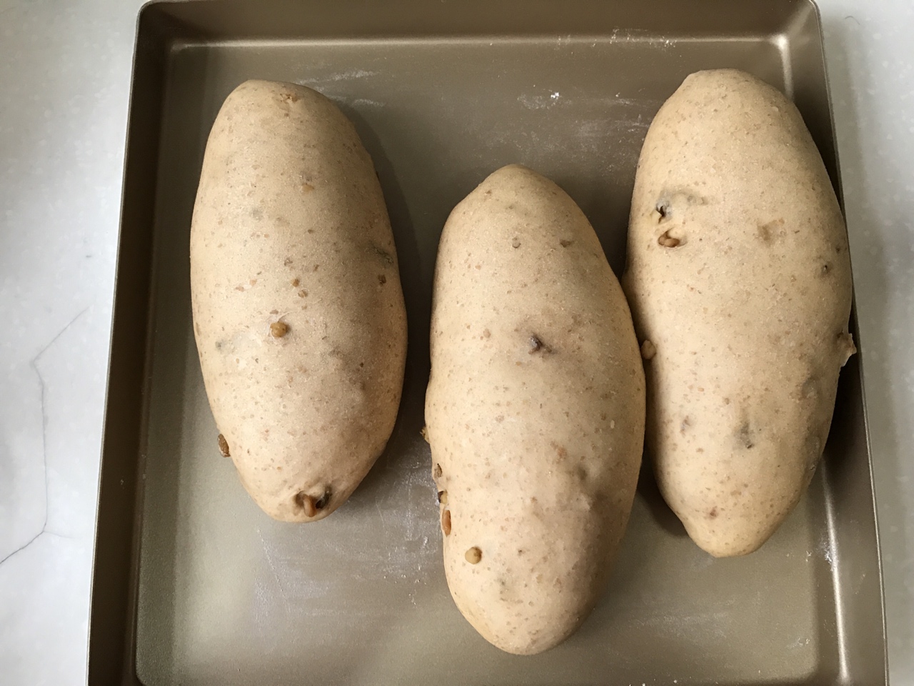 葡萄干核桃紅薯全麥軟歐的做法 步骤10