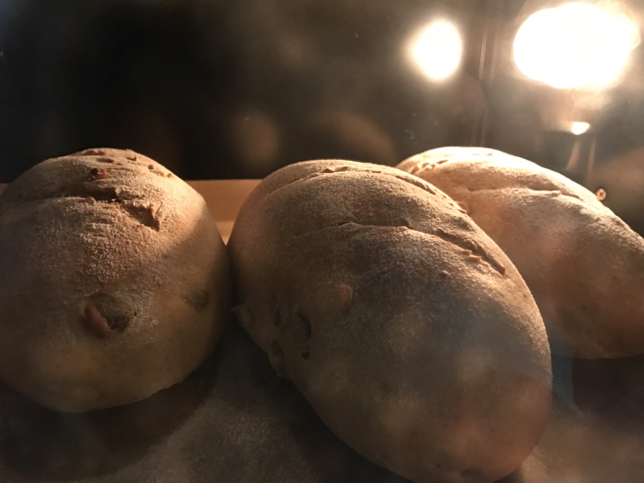 葡萄干核桃紅薯全麥軟歐的做法 步骤12