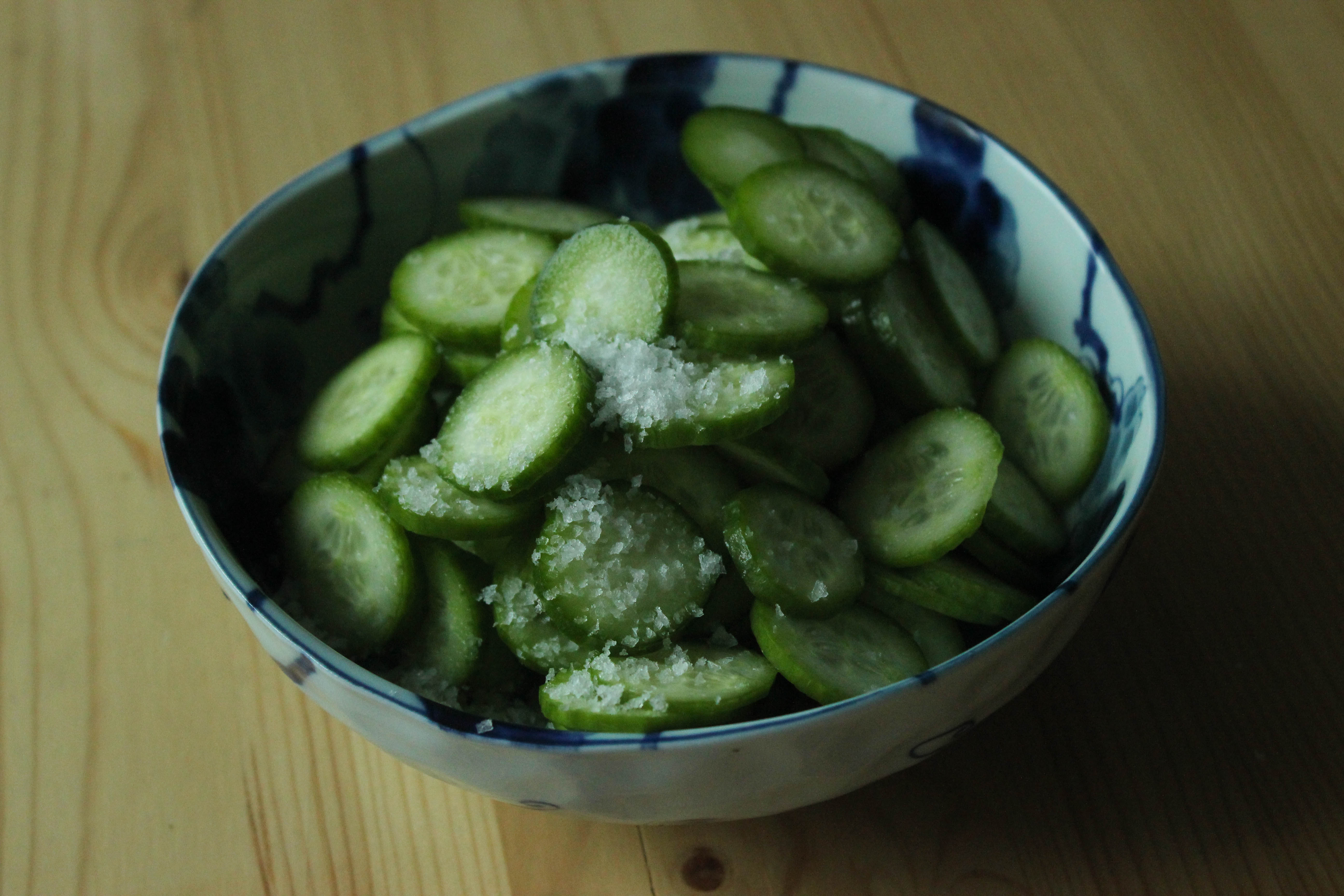 日式酸甜黃瓜小菜的做法 步骤1