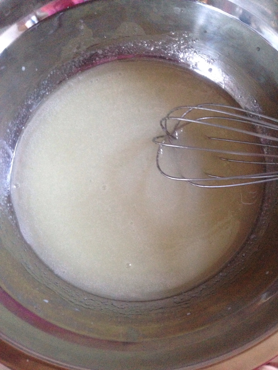蜜豆奶油抹茶卷的做法 步骤1