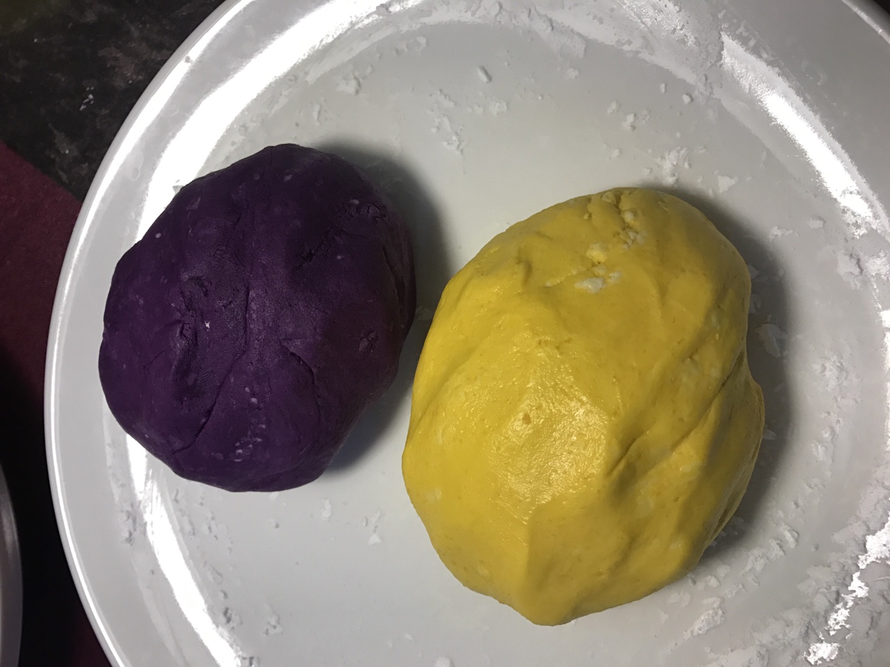 紫薯兔子南瓜胡蘿卜湯圓卡通芋圓的做法 步骤1