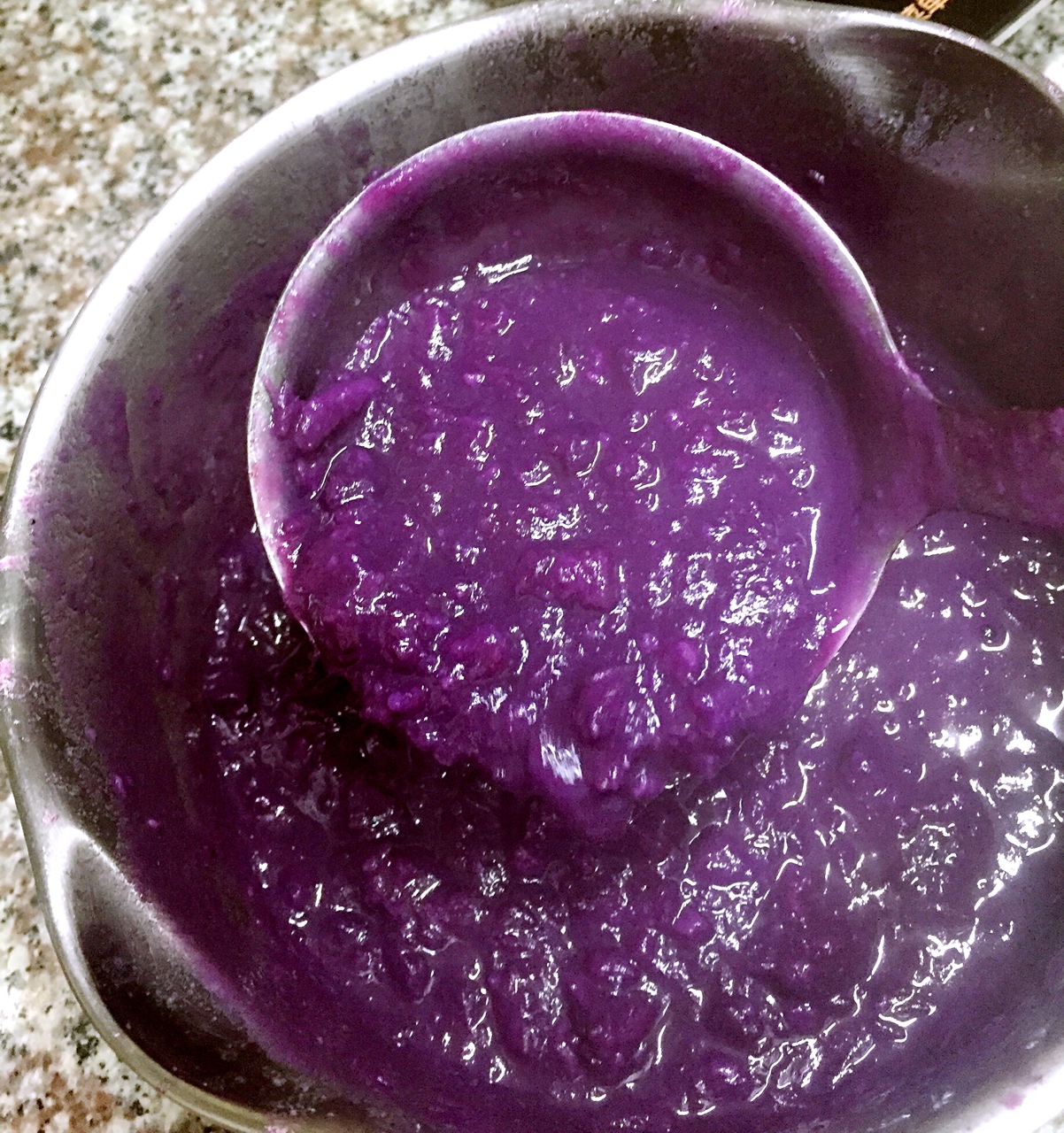 紫薯糯米餈的做法 步骤2