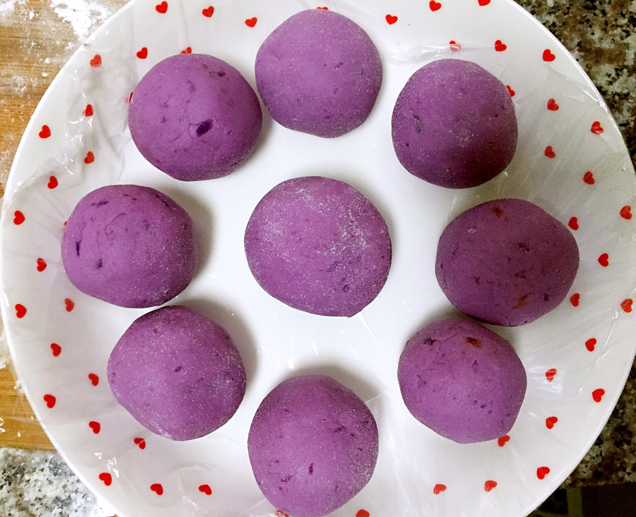 紫薯糯米餈的做法 步骤5