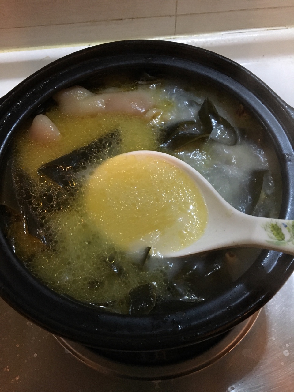 酸蘿卜海帶蹄花湯的做法 步骤6