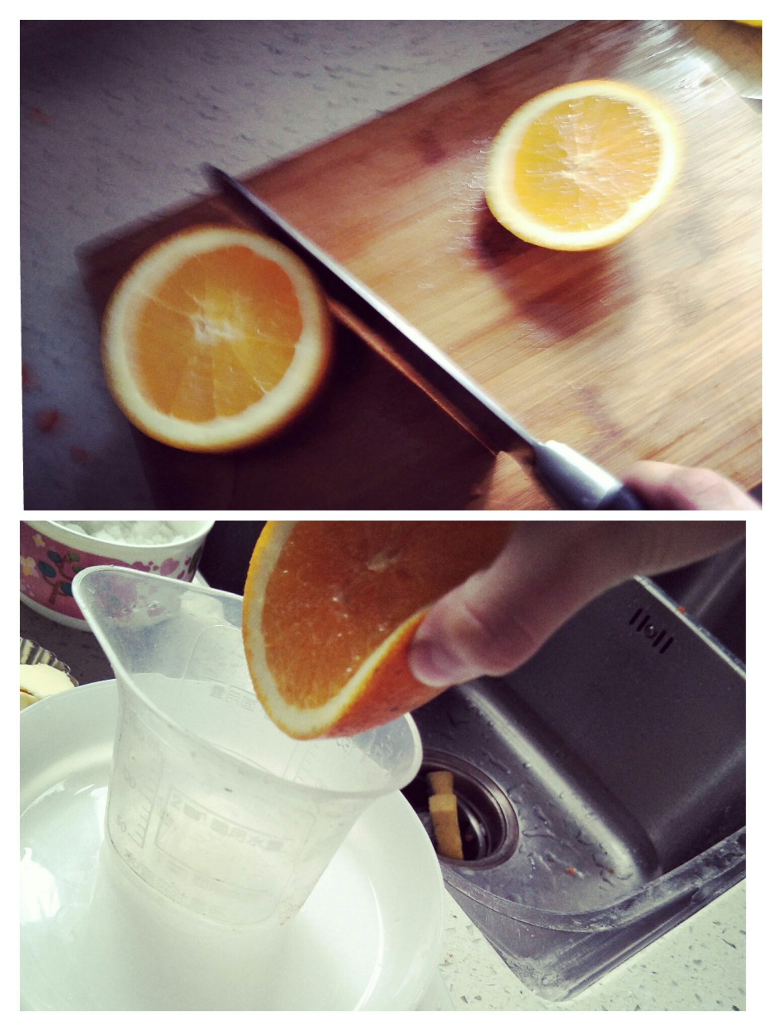 香橙杯子小蛋糕《新手》的做法 步骤2