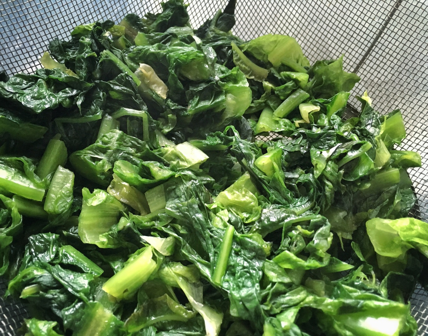 碧綠桑青的萵筍葉菜飯的做法 步骤8