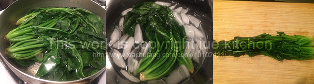 菠菜拌沙丁魚的做法 步骤1