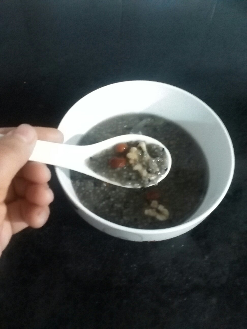 黑小米粥(營養早餐)的做法 步骤2
