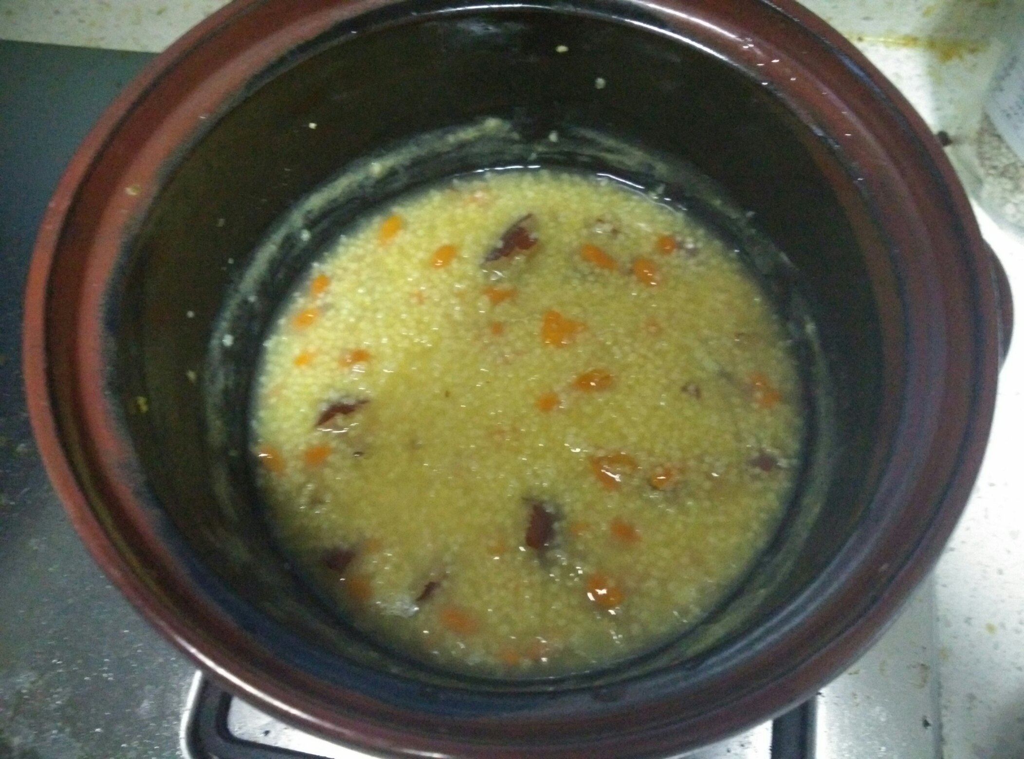 紅棗枸杞小米粥的做法 步骤4