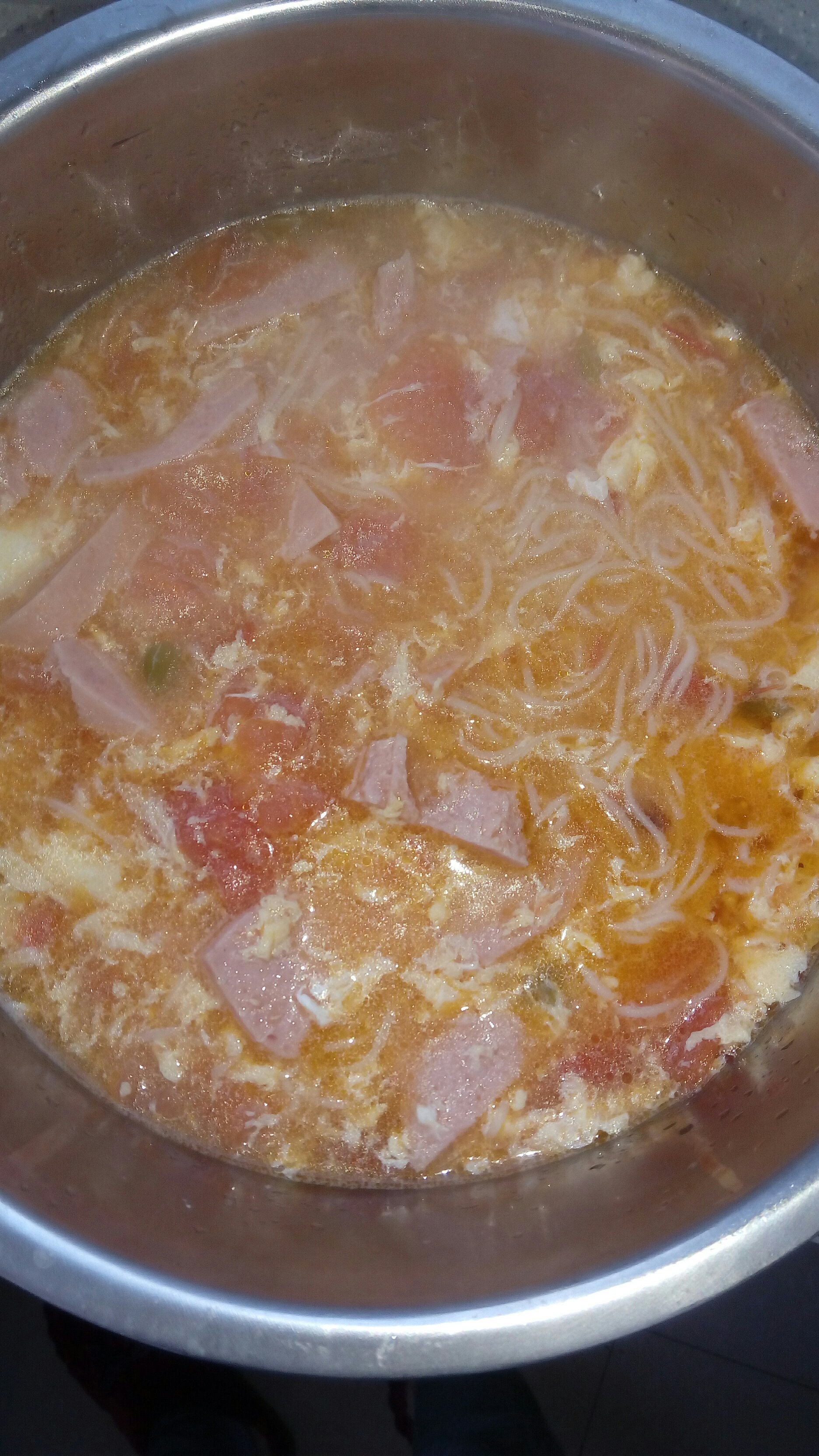 西紅柿面條湯的做法 步骤3