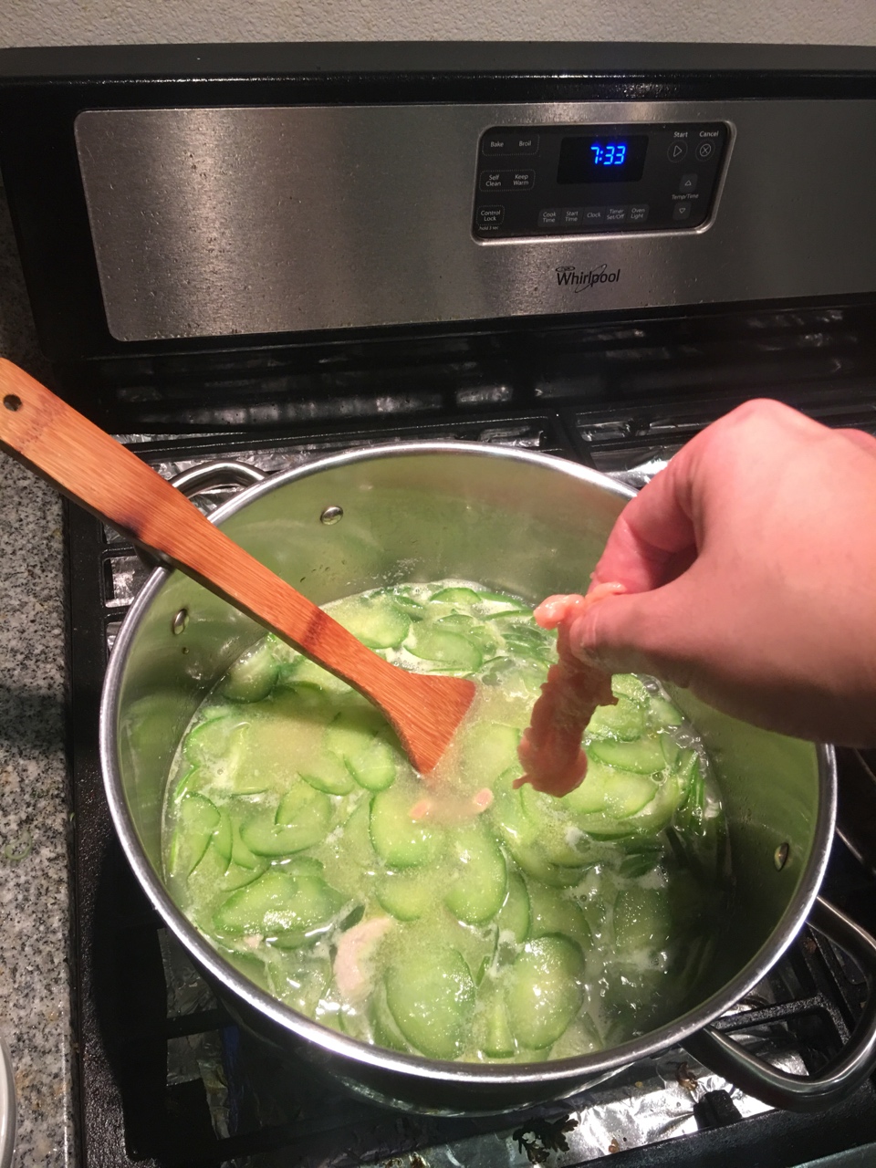 黃瓜肉片湯的做法 步骤4