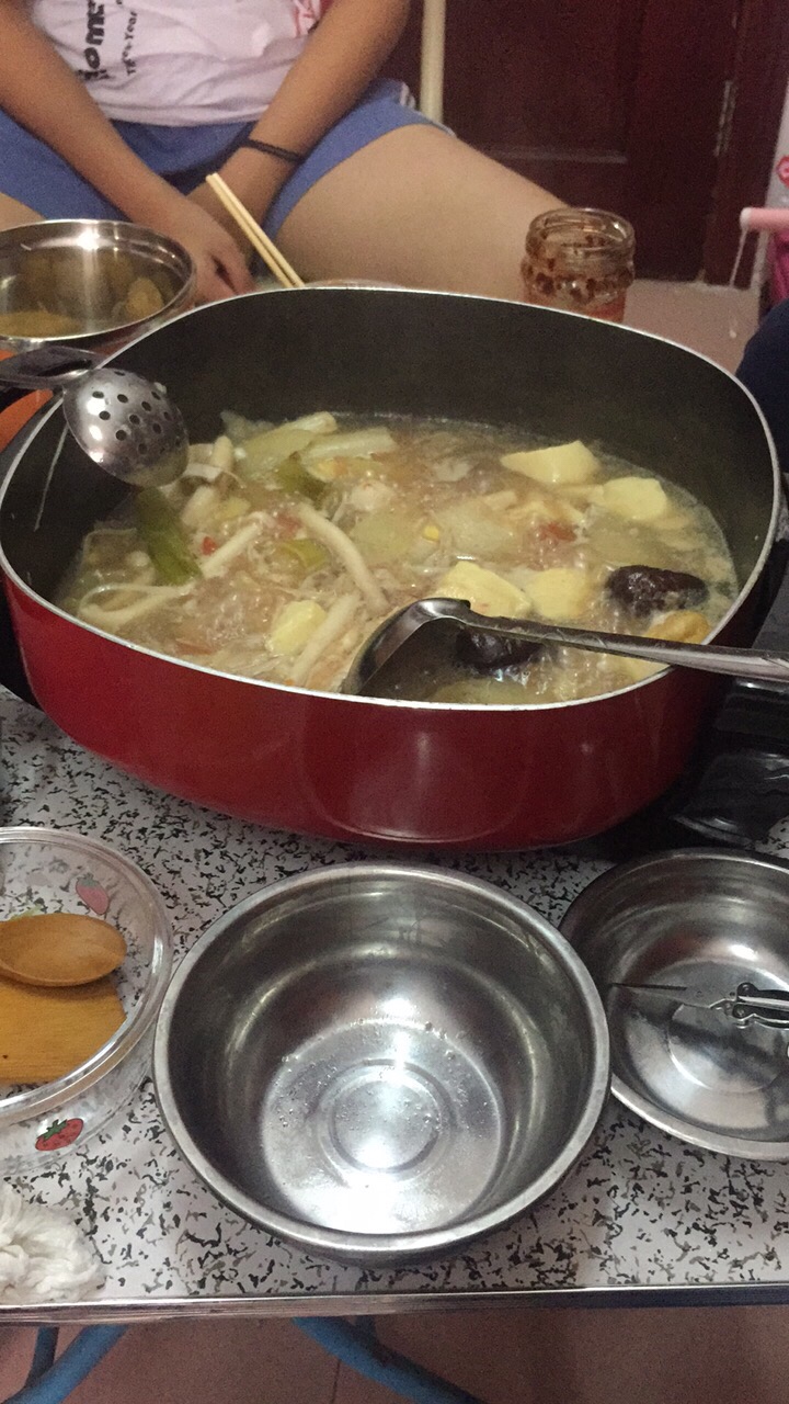 自制排骨玉米清湯火鍋的做法 步骤6