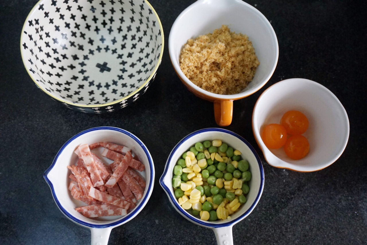 咸蛋黃肉松八寶飯-新網紅的做法 步骤4