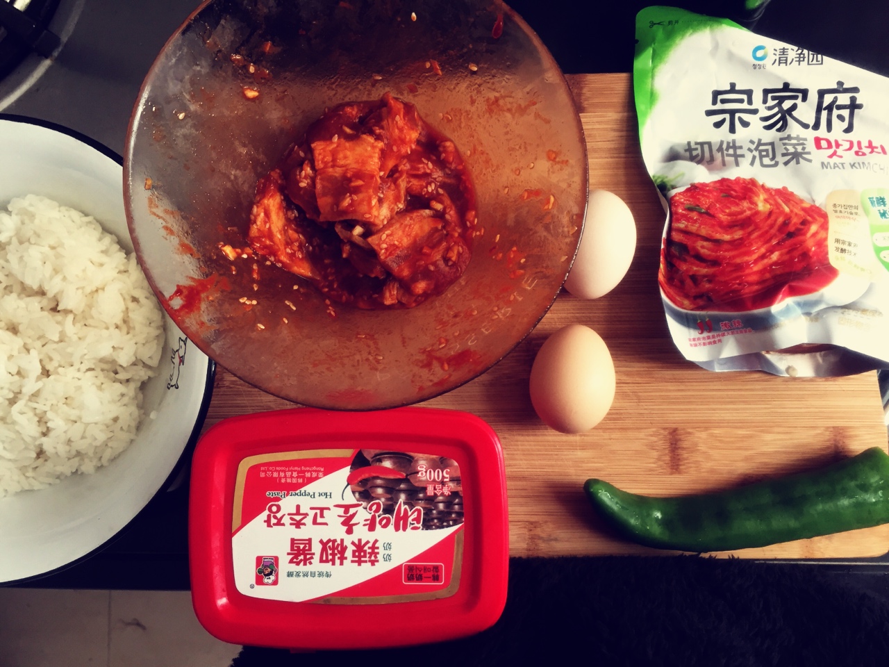 韓式泡菜炒飯的做法 步骤1