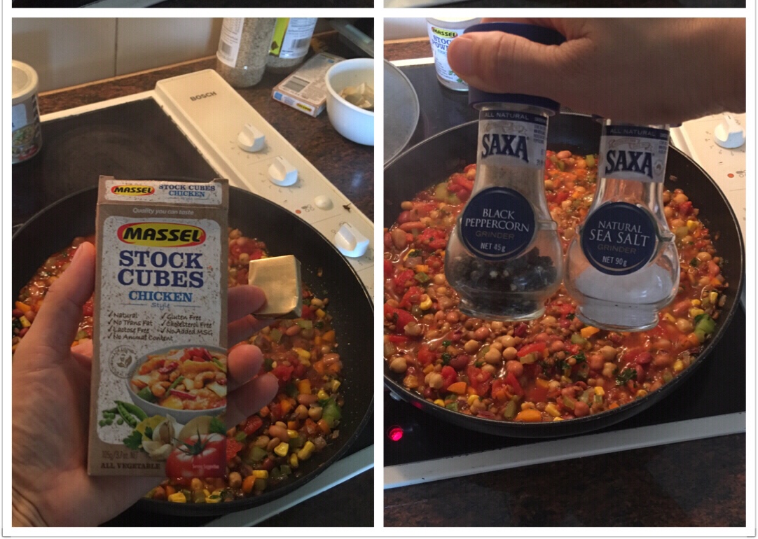 Vegan全素混合豆茄醬炖素丸子的做法 步骤8