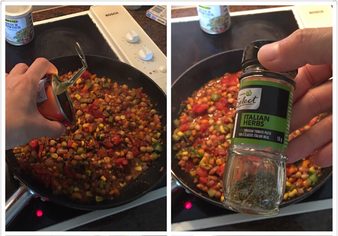 Vegan全素混合豆茄醬炖素丸子的做法 步骤7