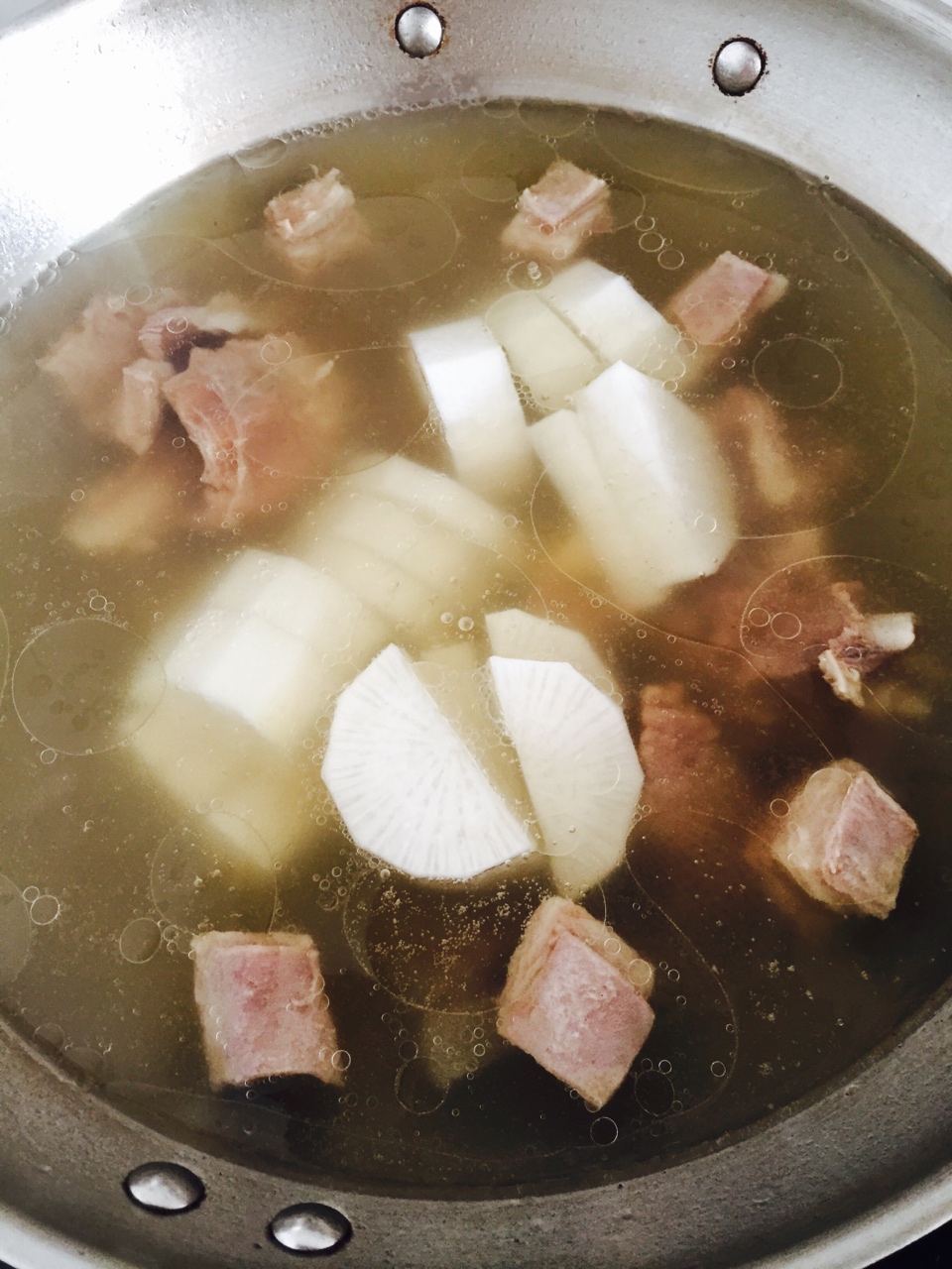 白蘿卜炖羊肉湯的做法 步骤4