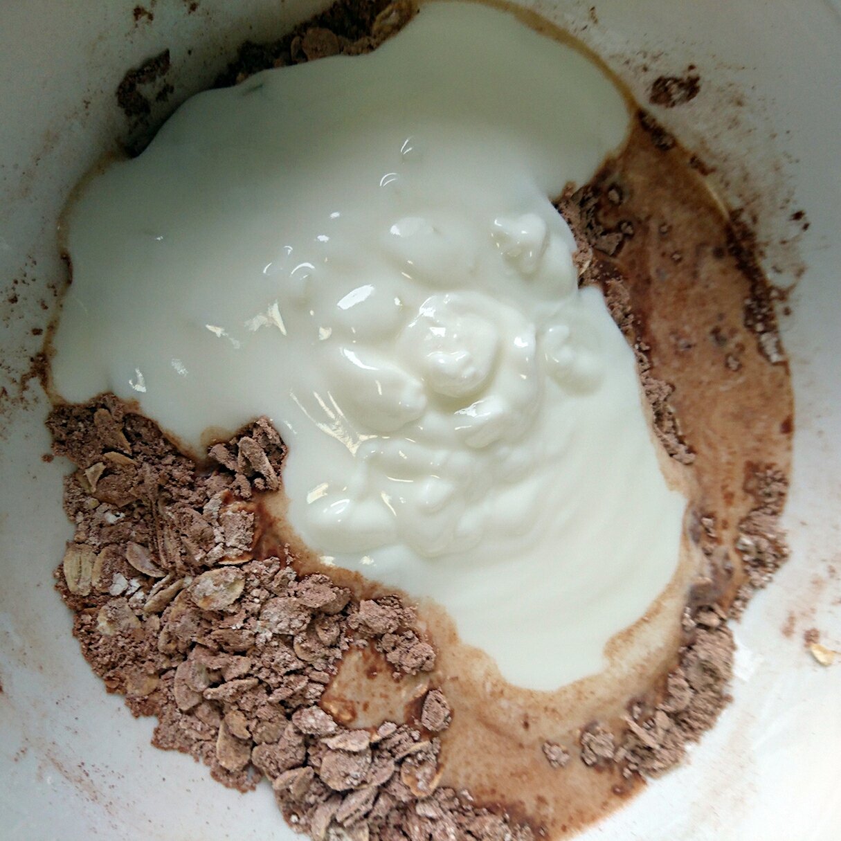 超快手無油低卡巧克力燕麥酸奶布朗尼新手入門級的做法 步骤1