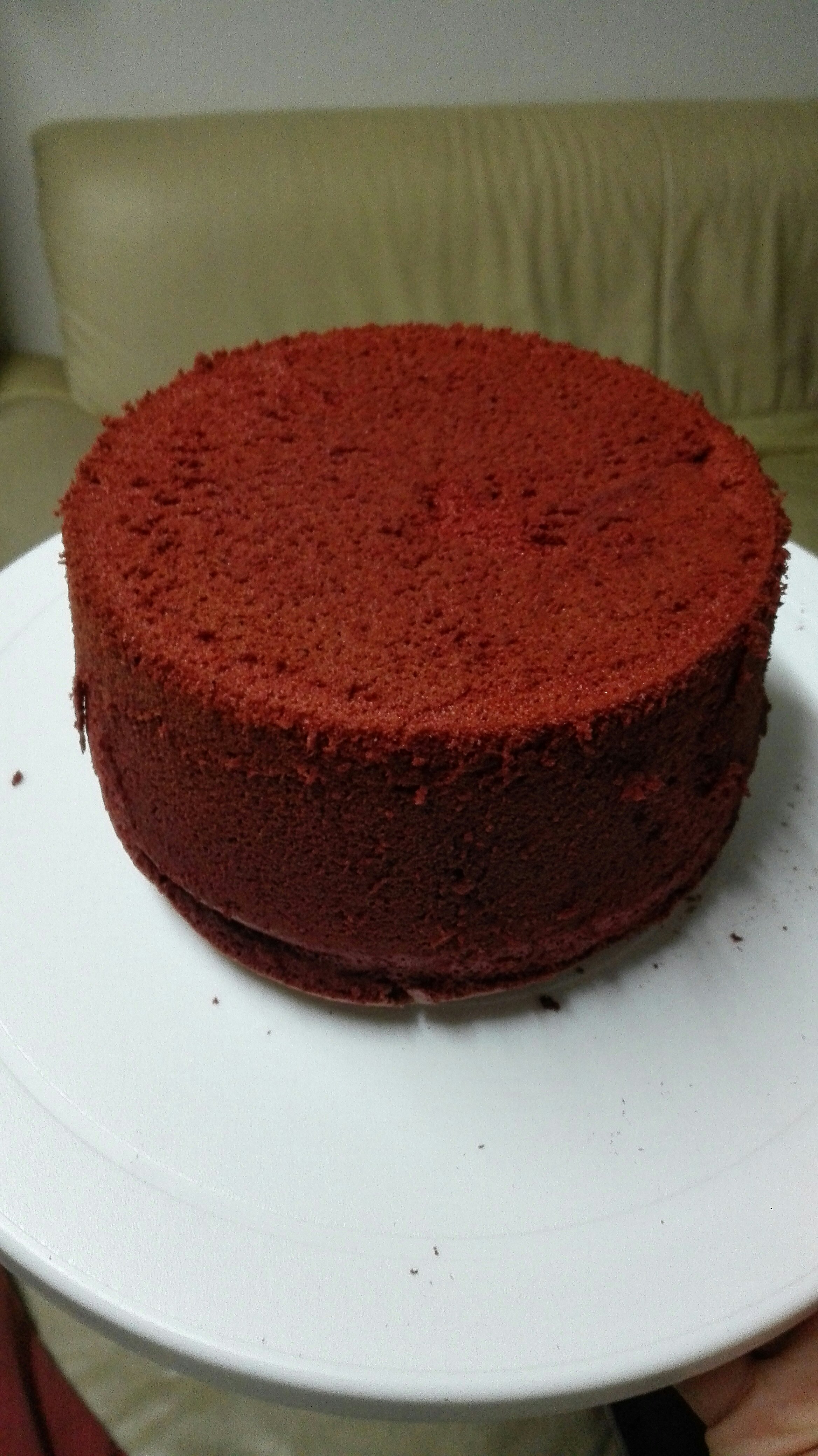 草莓紅絲絨裸蛋糕的做法 步骤2