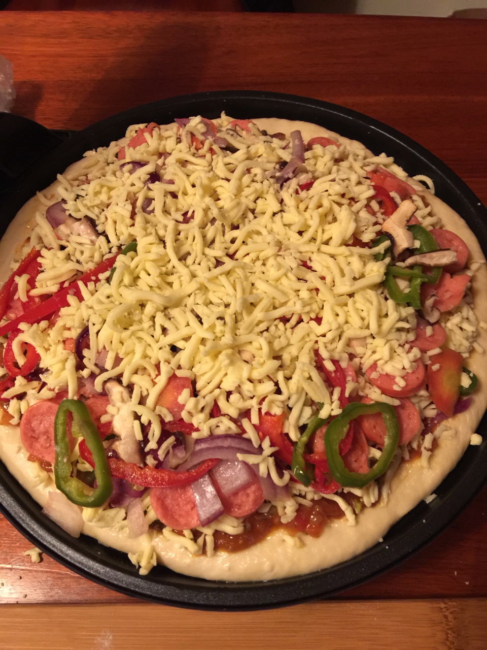 超簡單自制披薩的做法 步骤4