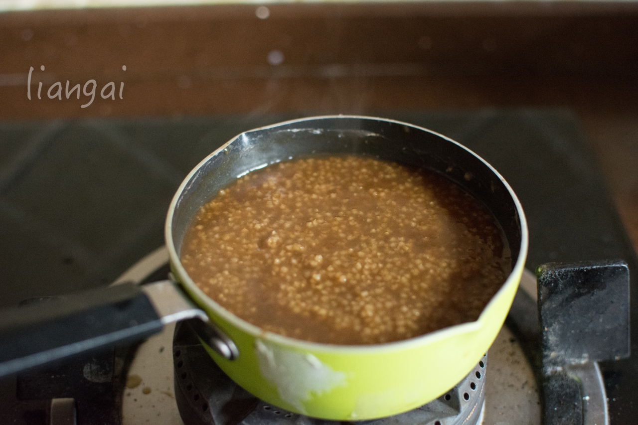 小米紅糖粥的做法 步骤5