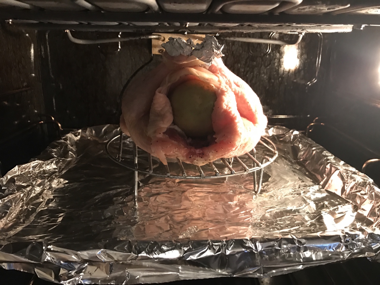 外焦里嫩烤全雞的做法 步骤6