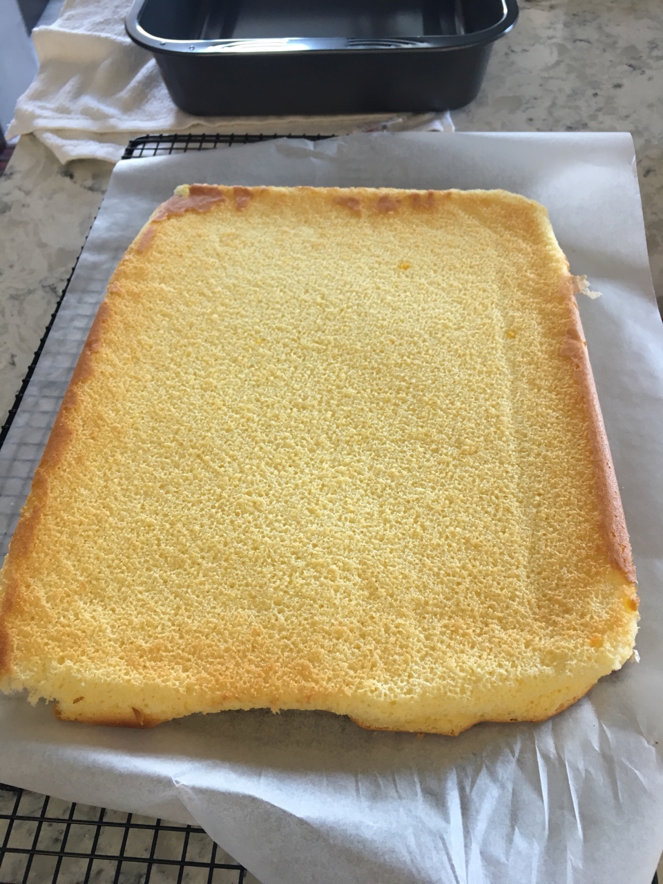 原味蛋糕卷（全蛋法）的做法 步骤1