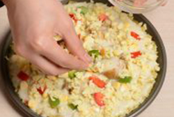 咖喱照燒雞鐵盤焗飯的做法 步骤6
