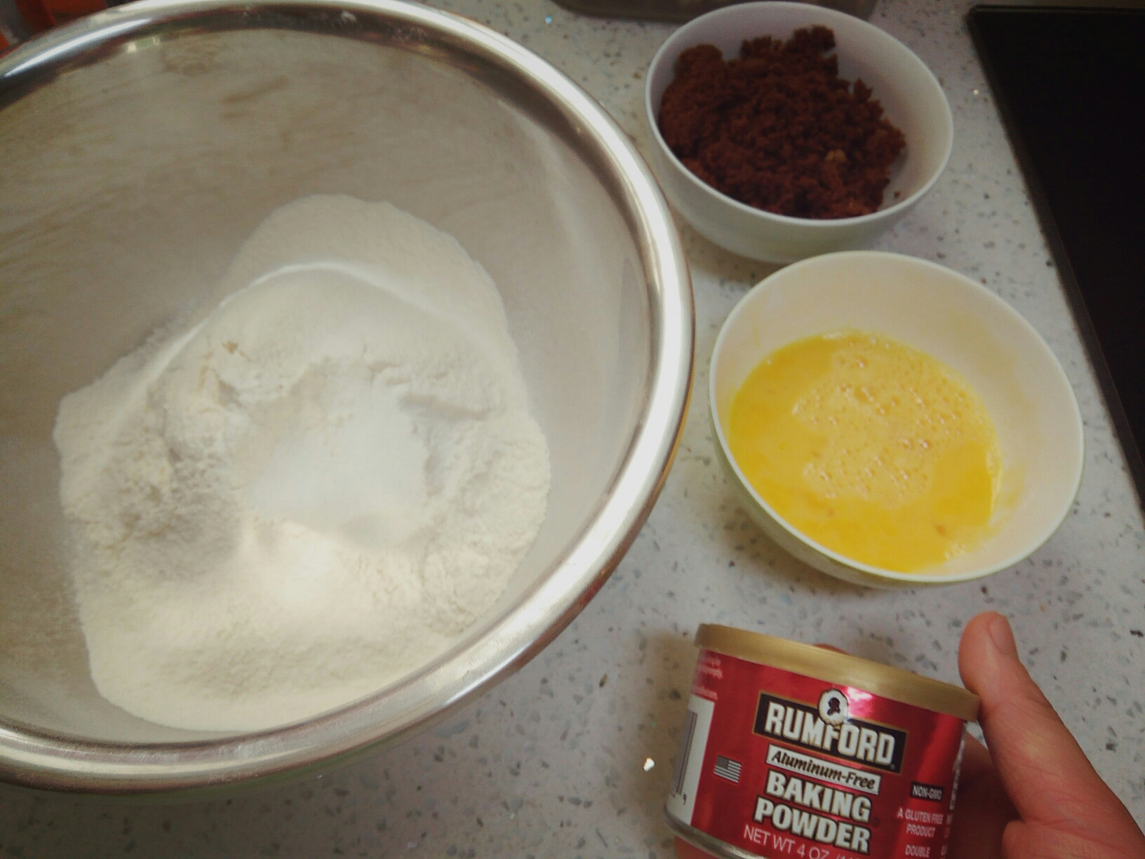 粉鹽黑巧cookie的做法 步骤3