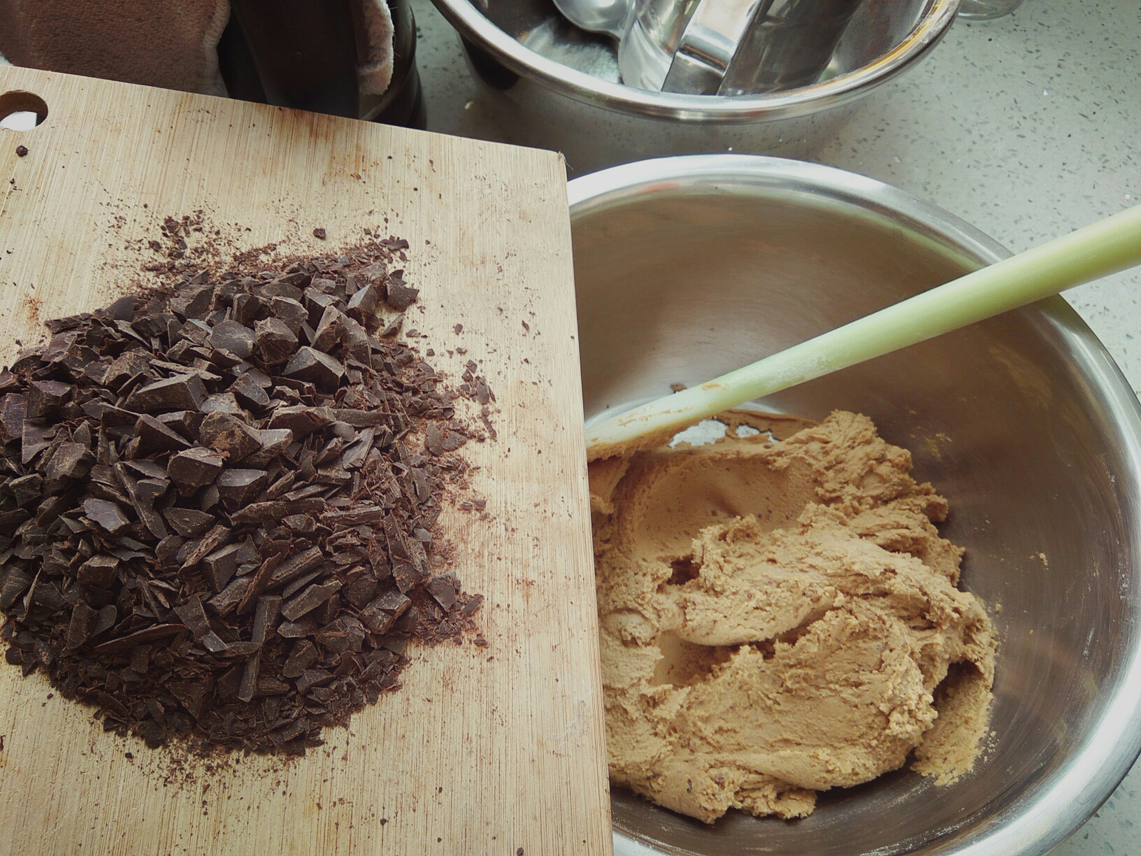 粉鹽黑巧cookie的做法 步骤9