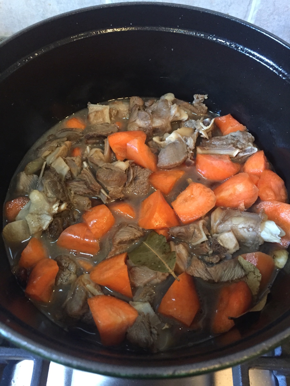 胡蘿卜炖羊肉的做法 步骤3