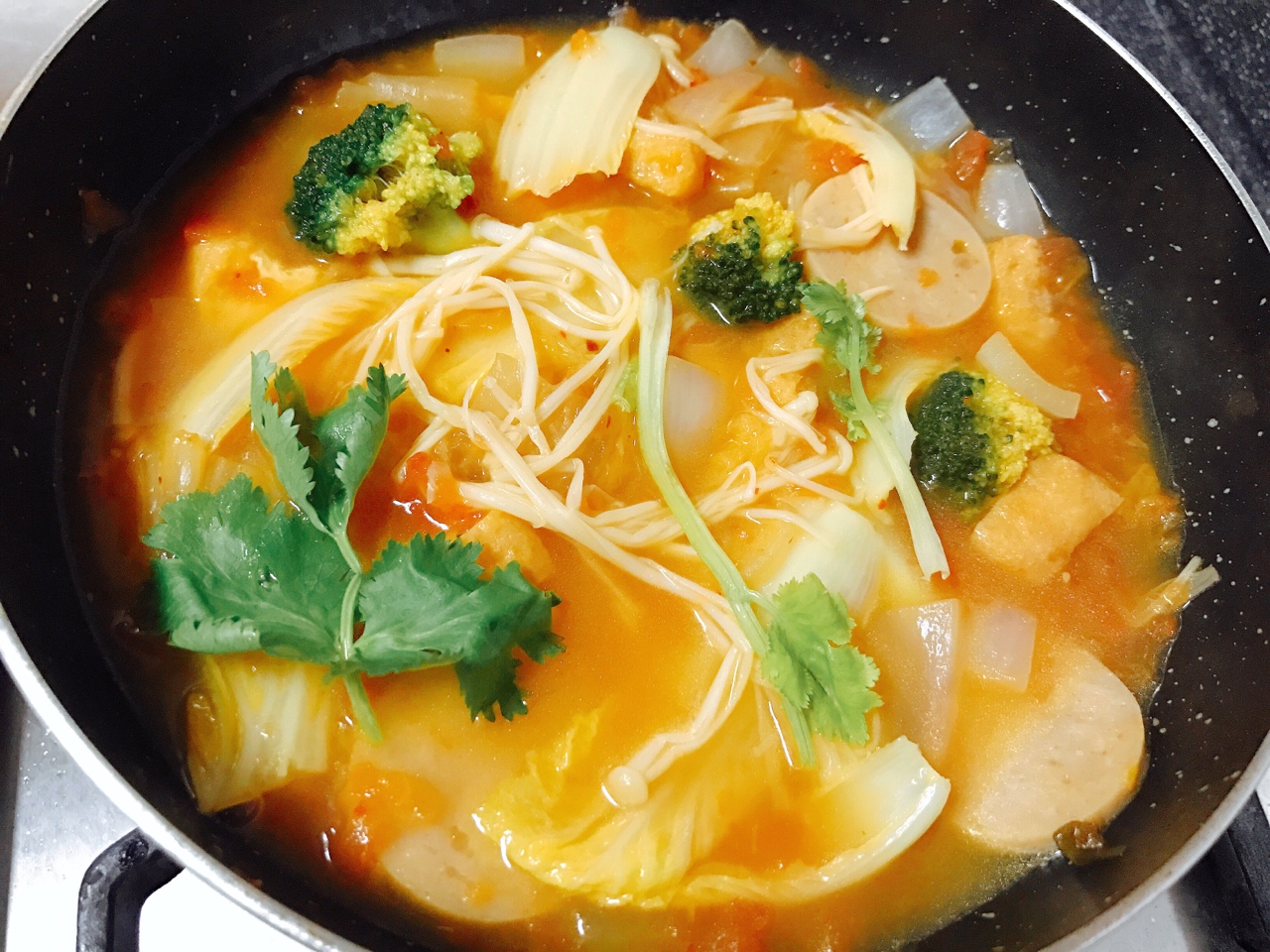 韓式泡菜湯的做法 步骤4
