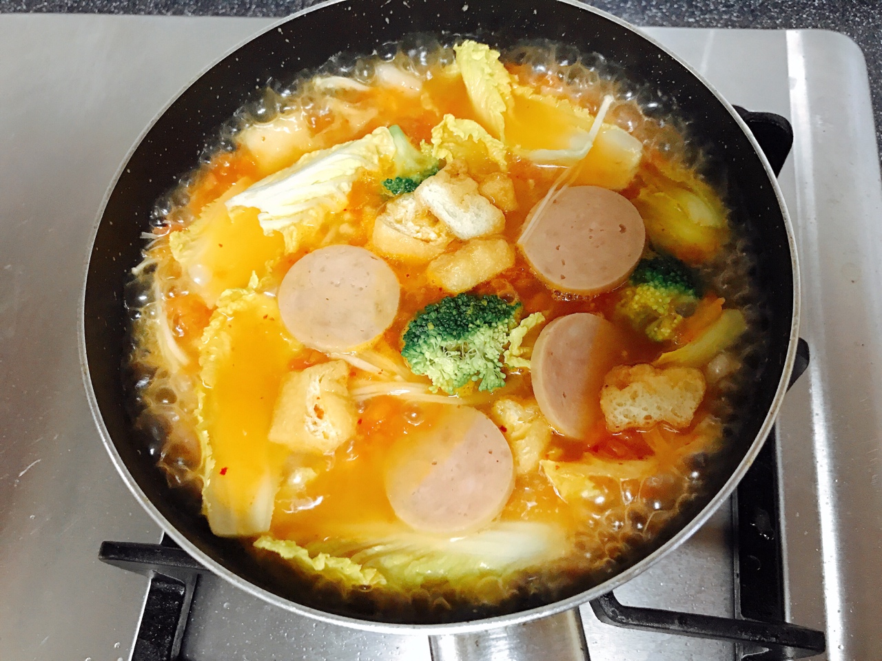 韓式泡菜湯的做法 步骤3
